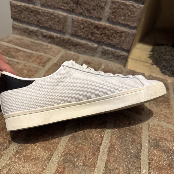 Adidas Originals Unisex Rod Laver Trainer Shoes Sneakers White Black Retro Sz 9 - Picture 15 of 16